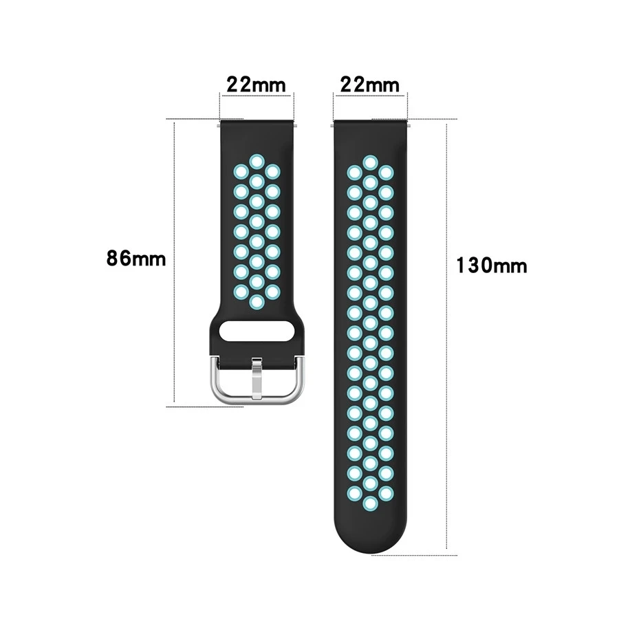 20 22mm Strap For Samsung Galaxy Watch gear 3 41 45mm Smart Wrist Band Sport Bracelet Watch4 40 44mm Classic 42 46mm Watchband
