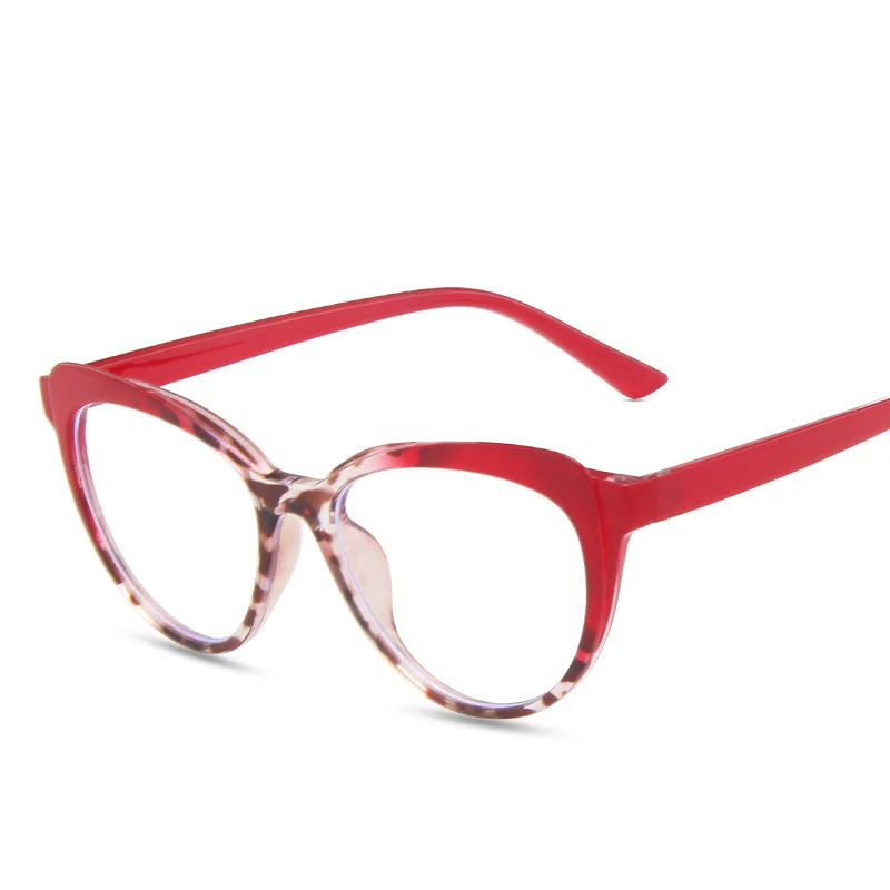 Ladies Optical Frame 2023 Trend  Anti Blue Light Blocking Glasses Frame Women Luxury Designer Fashion Cat Eye Shade Eyewear