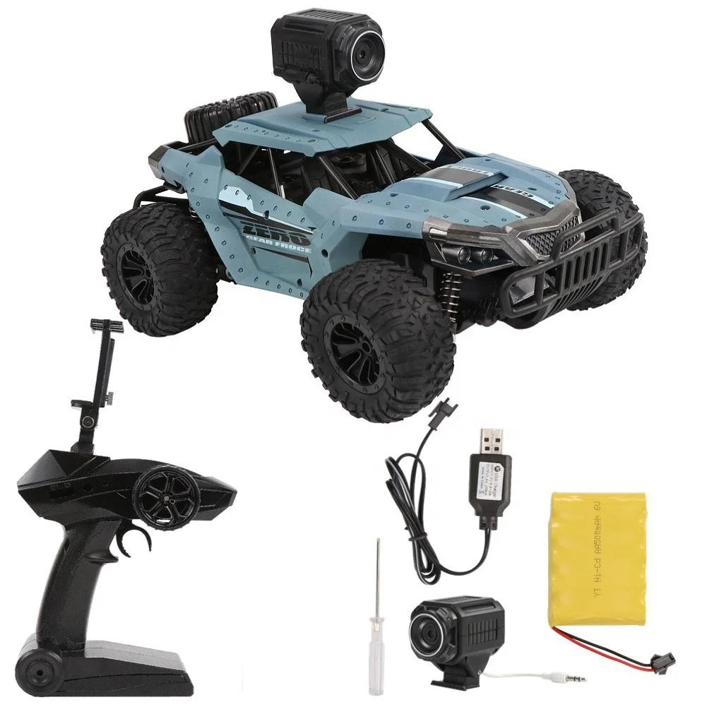 20KM/H Electric High Speed Racing RC Car with WiFi FPV 720P Camera HD 1:18 Radio Remote Control Climb Off-Road Buggy Trucks Toys