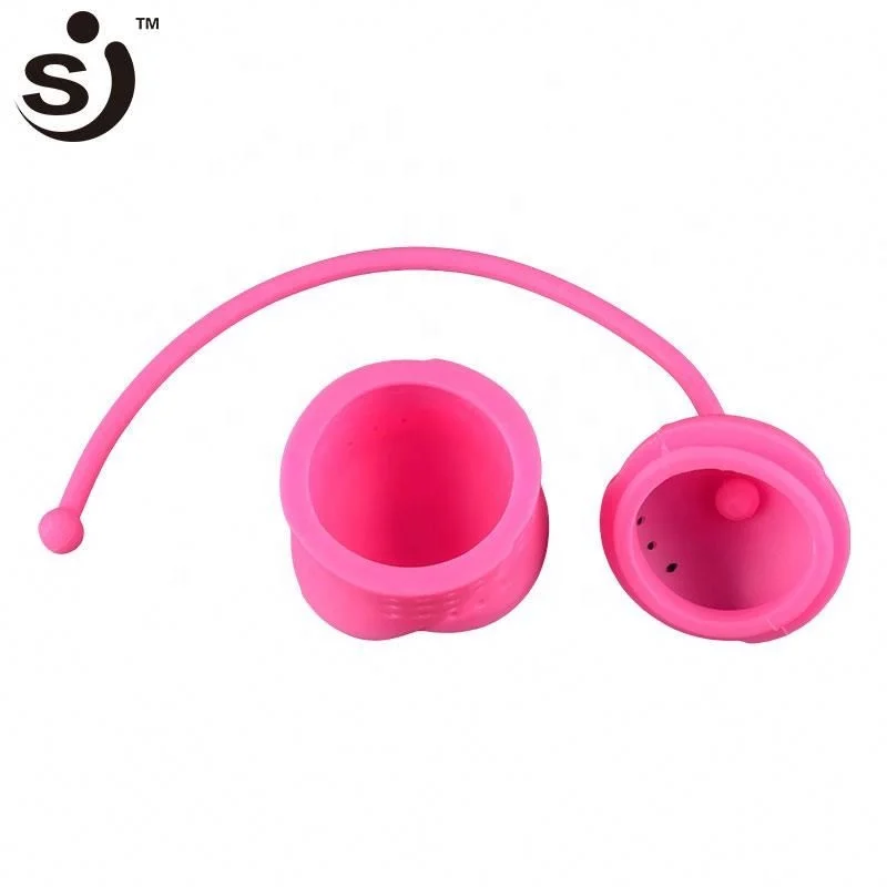 Beautiful Rose Shape Tea Filter Portable Tea Strainer Silicone Tea Infuser Wholesale Factory
