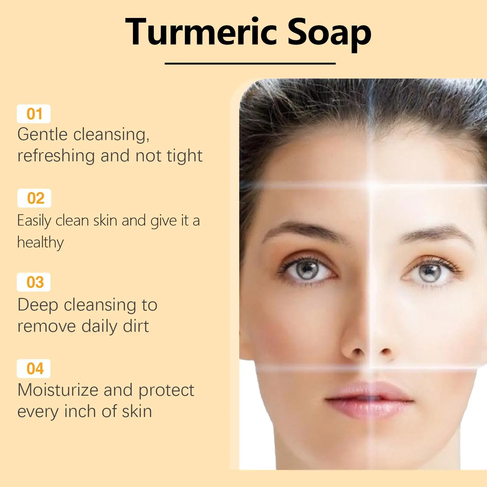 Private Label Lemon Soap Turmeric and Kojic Acid Soap Original Honey Glow Brightening bar Vitamin C Handmade Turmeric Lemon Soap