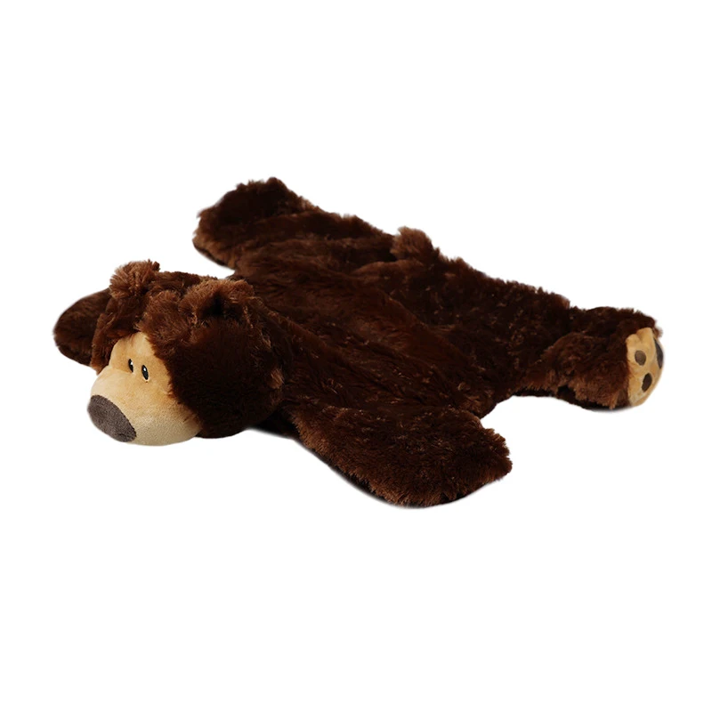 Custom 50cm cozy plush weighted microwaveable heatable lavender scented warm stuffed animal toy bear with flaxseed and lavender