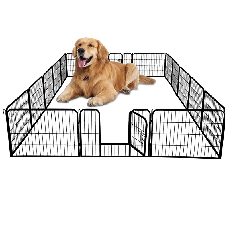 Pet Supplies Free Combination Adjustable Portable Folding Heavy Duty Wire Dog Exercise Outdoor Dog Fence