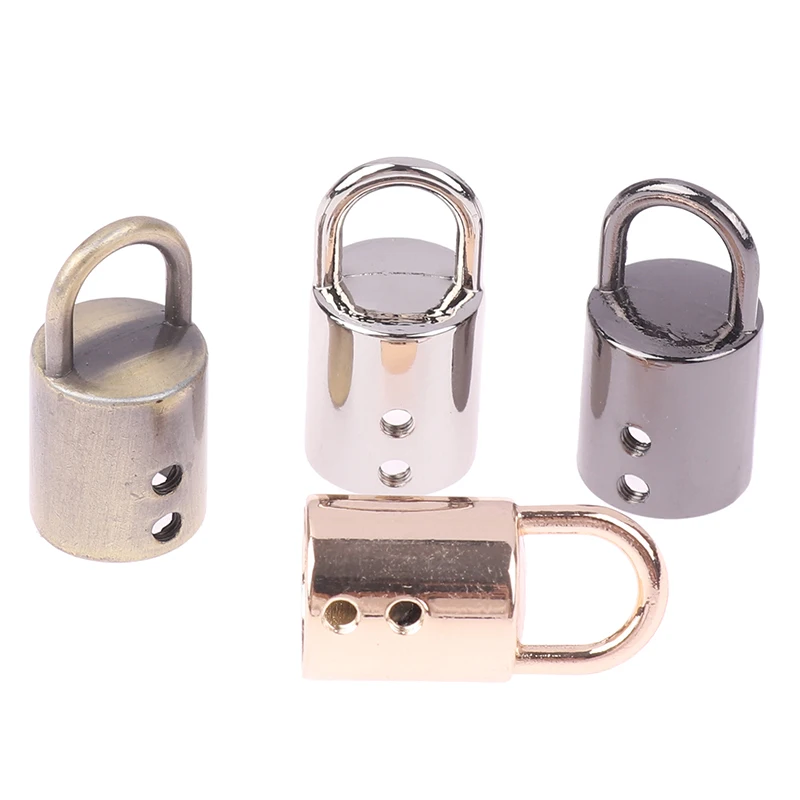 Bag Accessories Antique Brass Barrel Cord Ends Caps Tassel Clasp Cord End Metal Stopper Buckle
