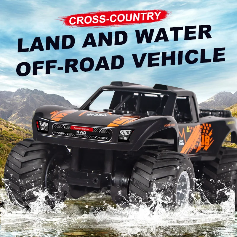 JJRC Q156 2.4 G Four wheel drive amphibious off-road vehicle High speed RC car Toys