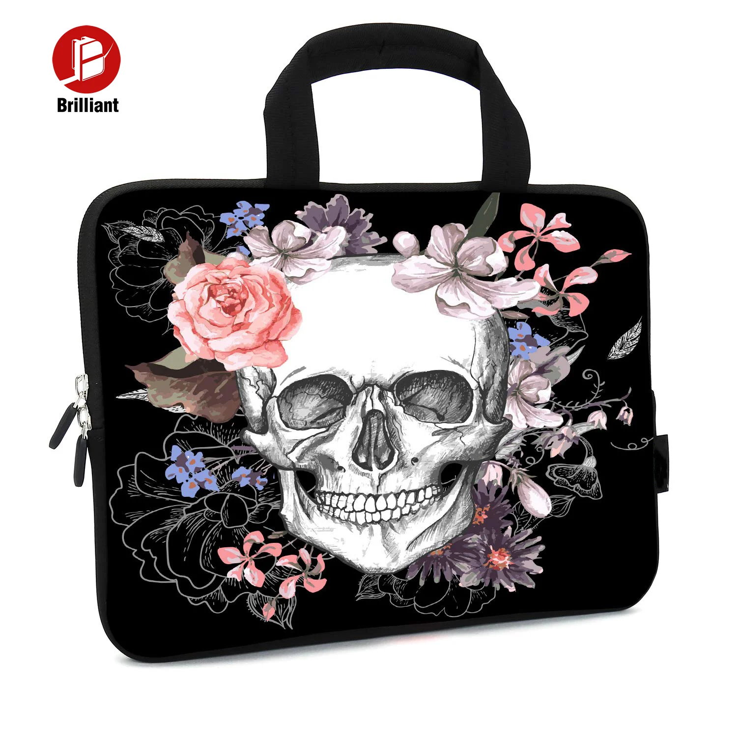 Lightweight 12-Inch Laptop Sleeve Case Neoprene Fabric Carrying Tote Business Briefcase Handle Protective Bag For MacBook Air