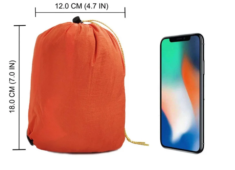 
Parachute cloth hammock double color splicing nylon silk swing outdoor camping hammock 