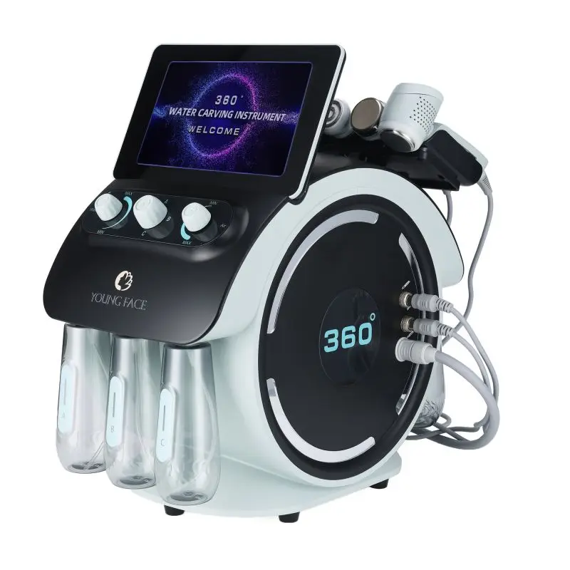 Portable Visual Pen Dermabrasion Oxygen Facial Machine Wrinkle Reduction Deep Cleaning Whitening Microdermabrasion Instrument