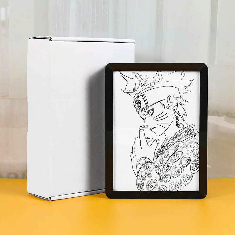 Anime Light Box Gojo Demon Slayer Anime Box Light Shadow Box Frame Art Paper Light Printing 3D Nightlight Gift Item