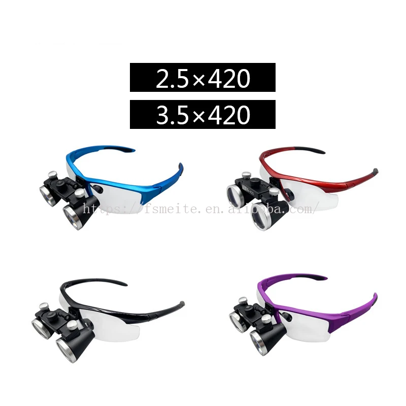 2.5X/3.5X LED Headlight Dental Surgical Loupe dental spare parts
