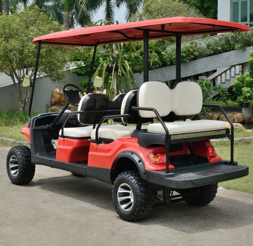 4+2 seats electric cart  for garden tourist with 48v electric car conversion kit