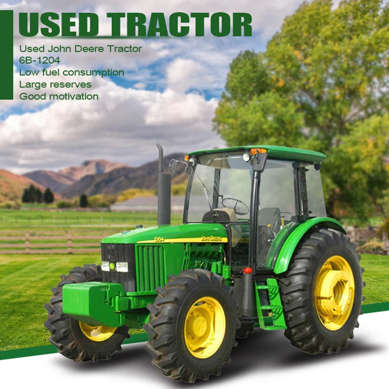 Best seller Strong power 6B-1204 used tractors at cheap price