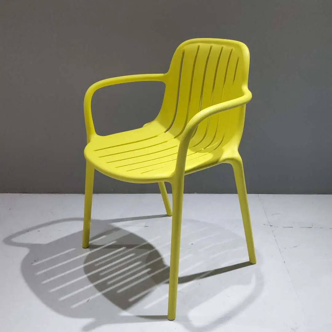 a plastic resin restaurant yellow dining chair sedie black for diner   forro para sillas