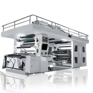 High speed 4 Color takeaway food package Bopp Pe Film bag CI flexographic printing press for food Industry