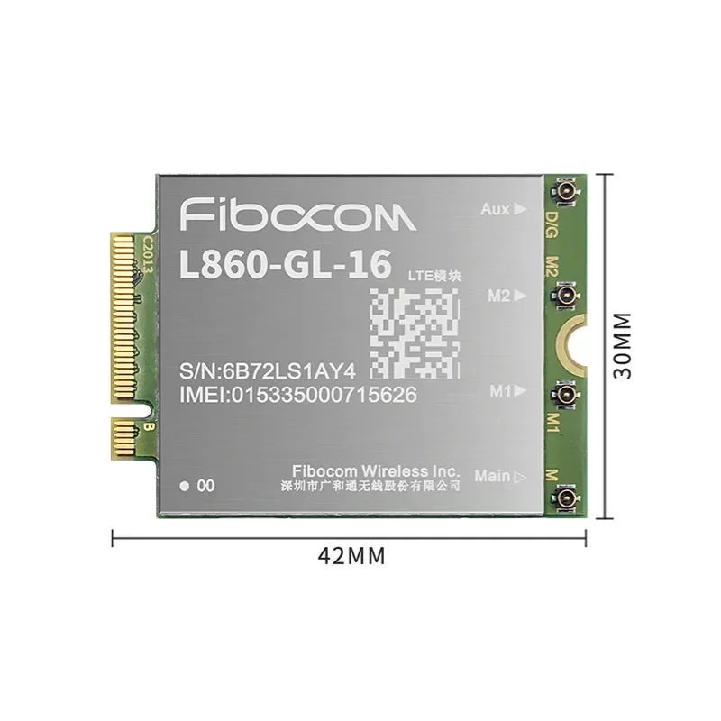 Модуль Fibocom L860-GL-16 lte & wcdma для высокоскоростного применения полосы пропускания 4g модуль