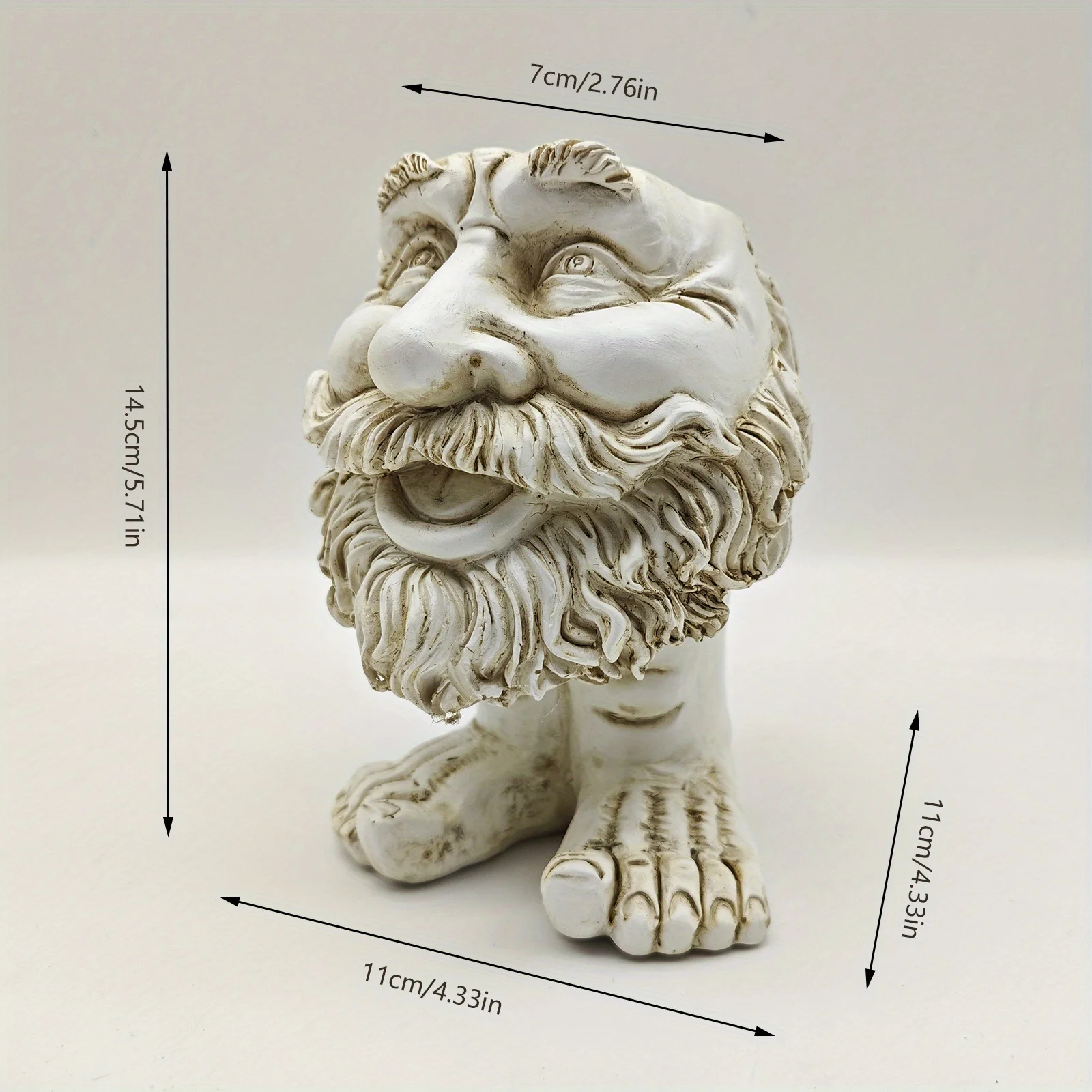 Fengzhi Factory Funny Muggle face statue flower pot Funny emoticons Garden decoration flower pot resin crafts