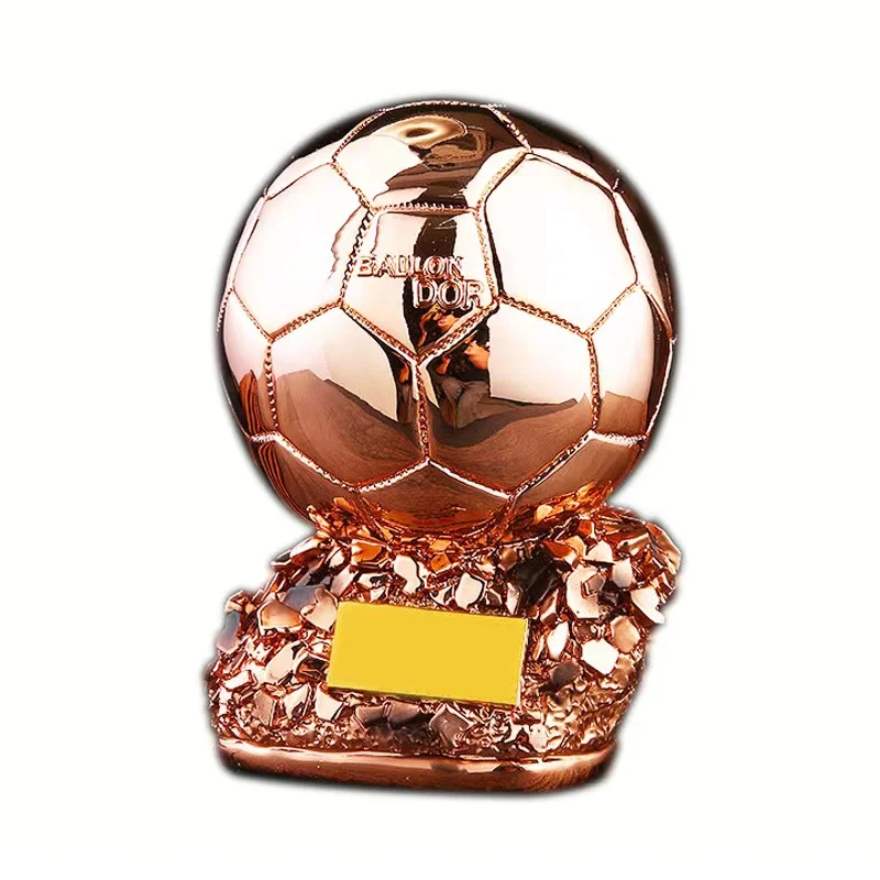 Custom Soccer Match Resin Trophy Gold Medal Soccer  Trophy Resin Handicraft