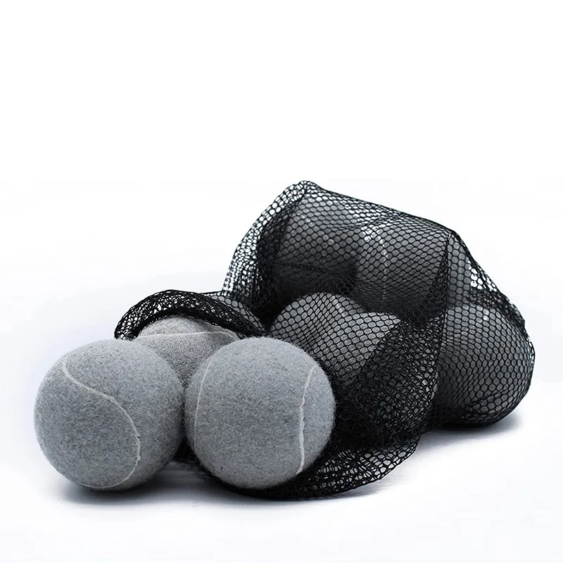 china manufacturer custom logo profissional sports 5 star balles de training tennis black