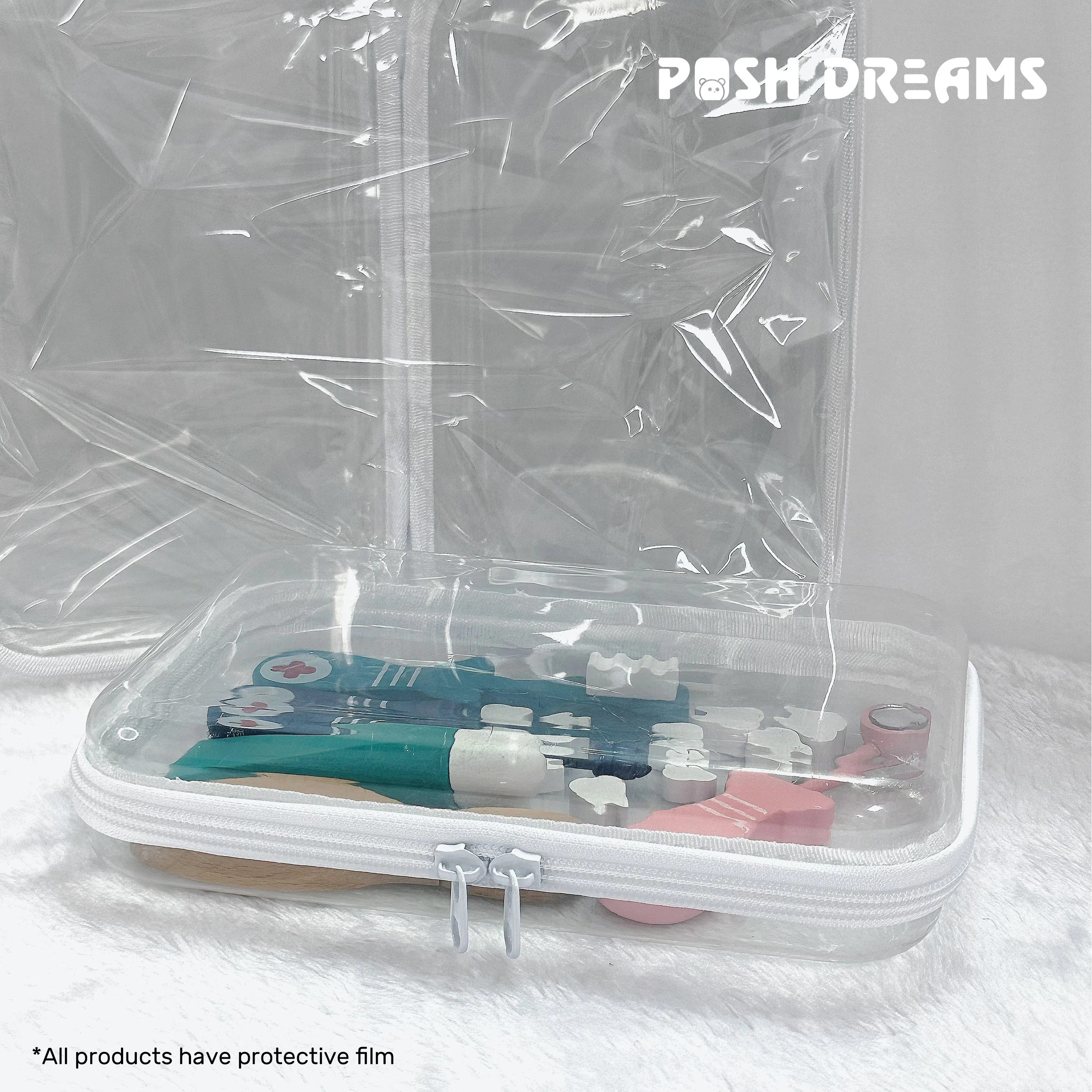 POSH DREAMS multifunctional zipper closure environmentally friendly material box safe and durable handmade storage storage bin