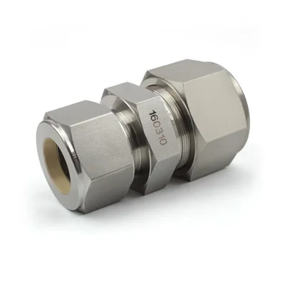 Swagelok Type Hikelok 316 Stainless Steel Brass Union Double Ferrule Tube Compression Fitting