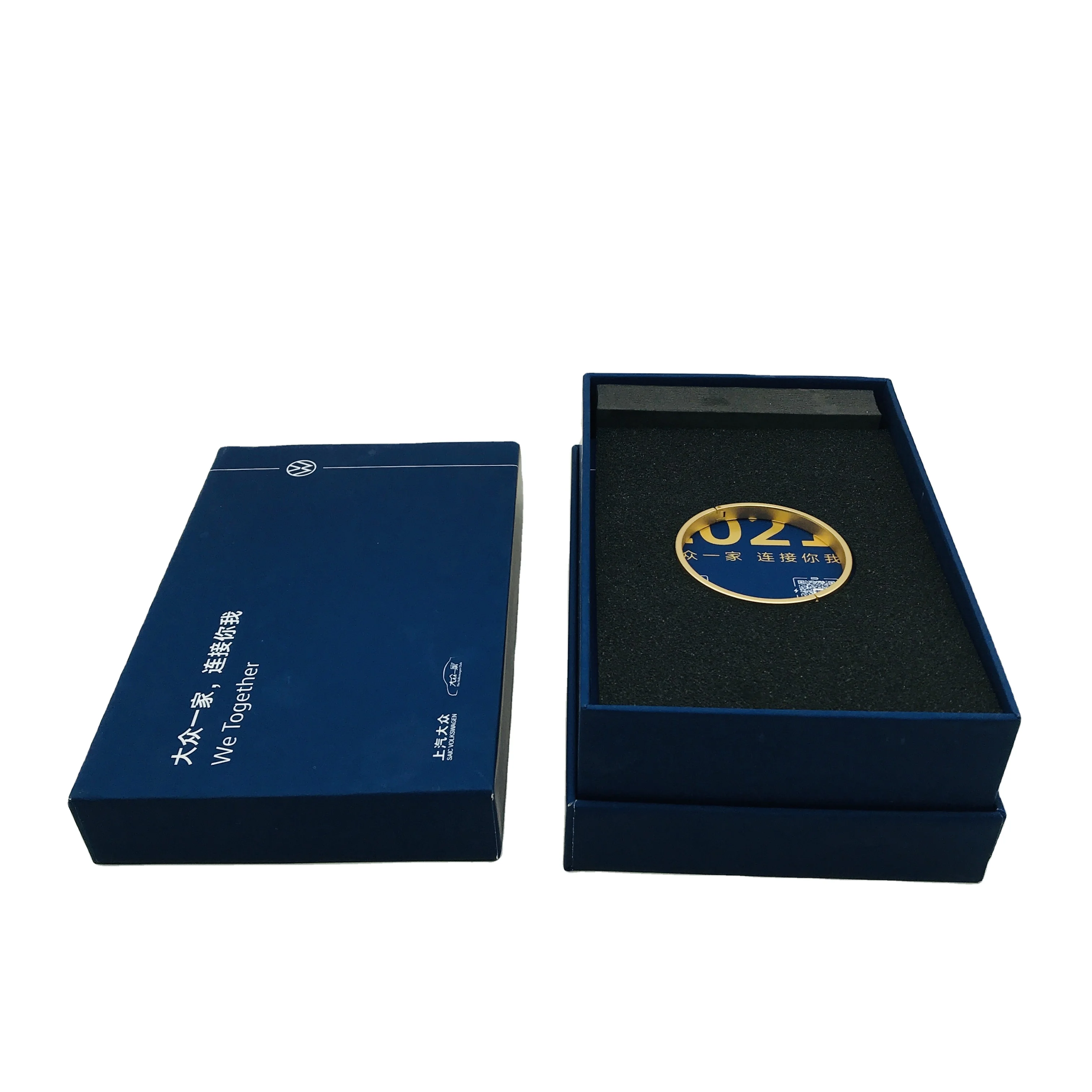 SM-LH097 Custom Logo square large black key box packing box high-end decorative boxes