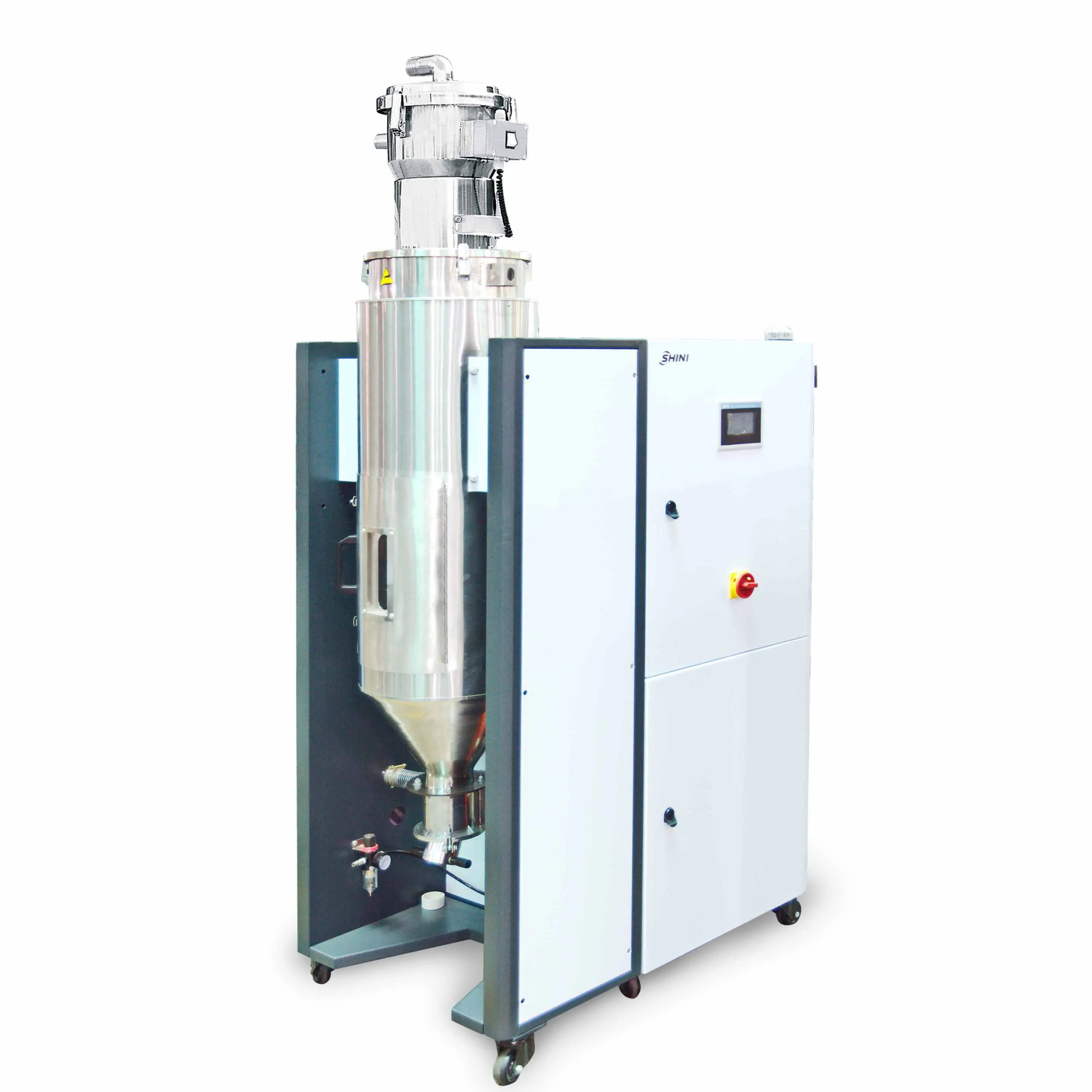 
 Shini SCD-80U/40H сотовая осушительная сушилка с автоматическим погрузчиком для полимера. Осушитель колес с низкой точкой росы.  