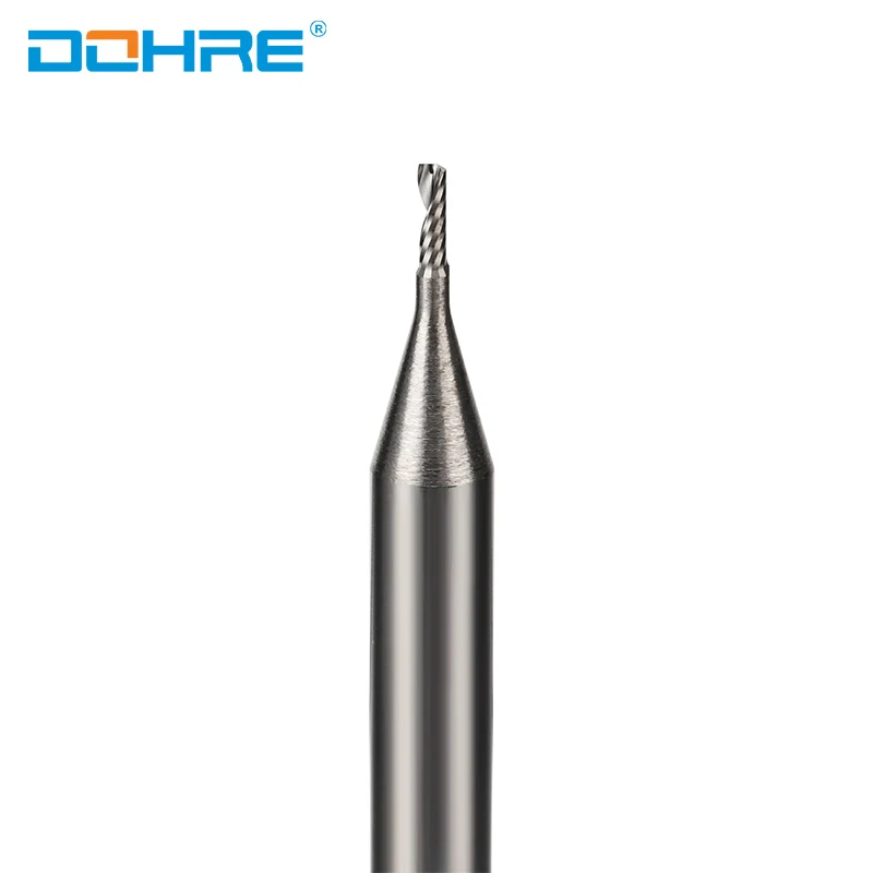DOHRE Factory Direct Good Quality Solid Carbide Single Flute 1F Aluminum Square Endmill Cutters For Aluminum