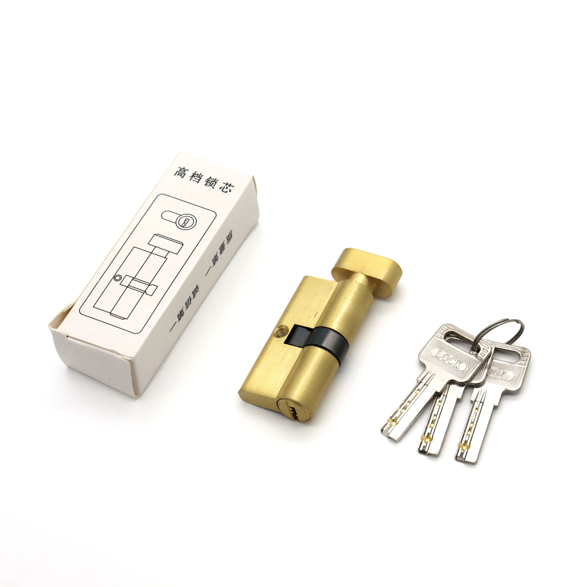 White Aluminum Alloy Entrance Keyed Deadbolt Mortise Lock Door Lever Handle set