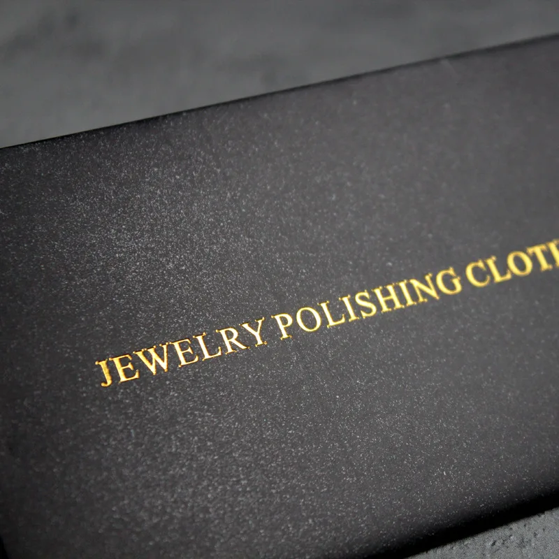gift  Black packaging silver cloth deerskin velvet double-sided  velvet cloth gold and silver jewelry  silver  cloth LOGO