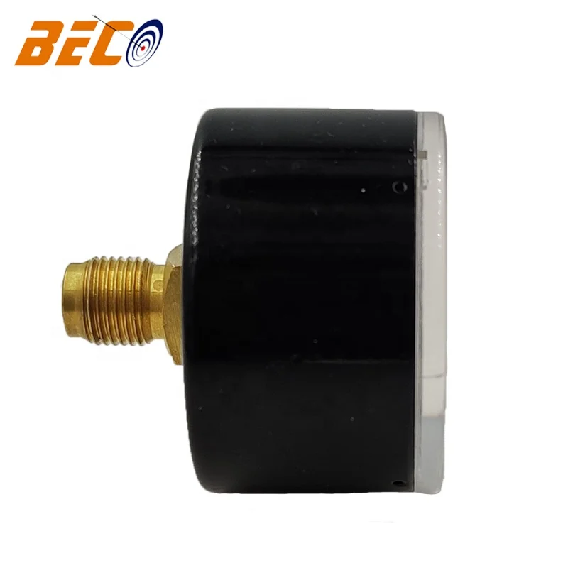 Beco Plastic Lens pressure gauge 10Bar KL.1.6 Water Filter Pressure Gauge low price plastic case 1Mpa pressure gauge