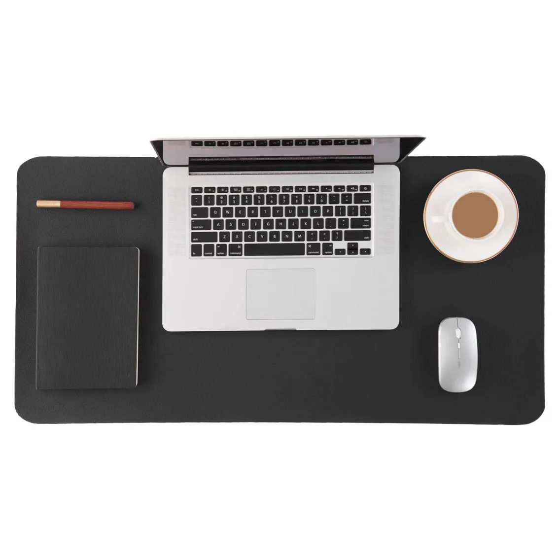 Mouse Pad Smooth Surface Soft Waterproof PU Leather  desk pad  Home Office Desk Mat Protector