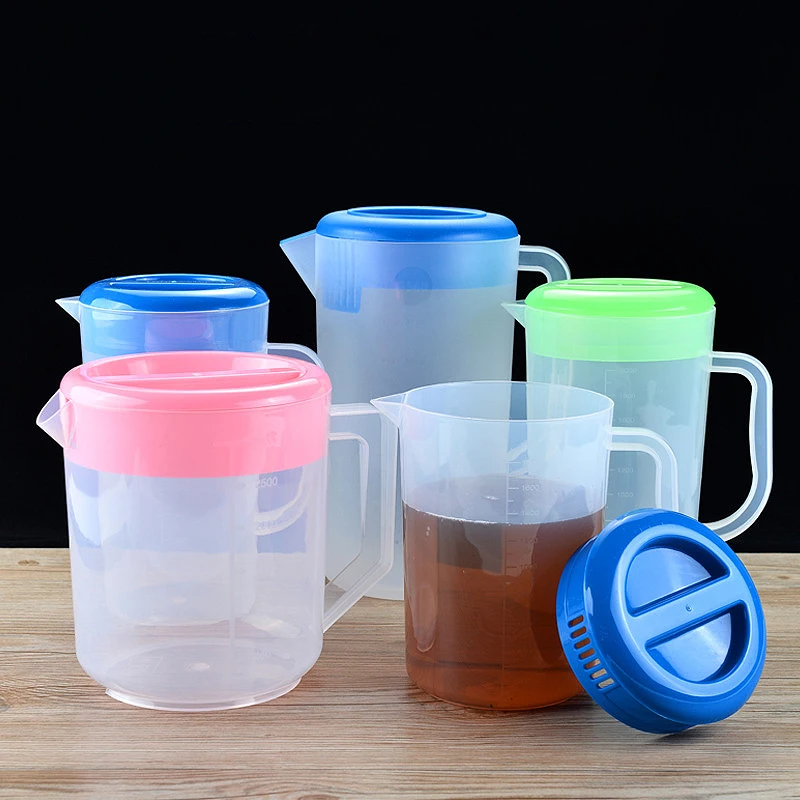 Eco-Friendly 2.2L Transparent Plastic Water Jug for Restaurant Pitcher