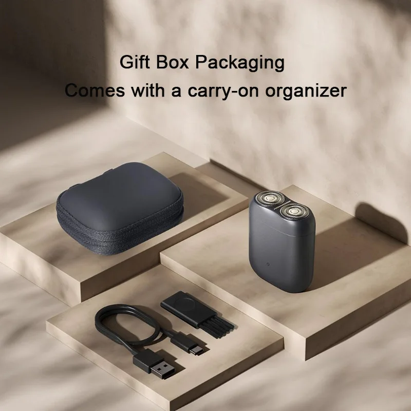 Xiaomi MiJia Electric Shavers S200 Portable Razor Men Type-C Dry Wet Shaving Washable CN Version