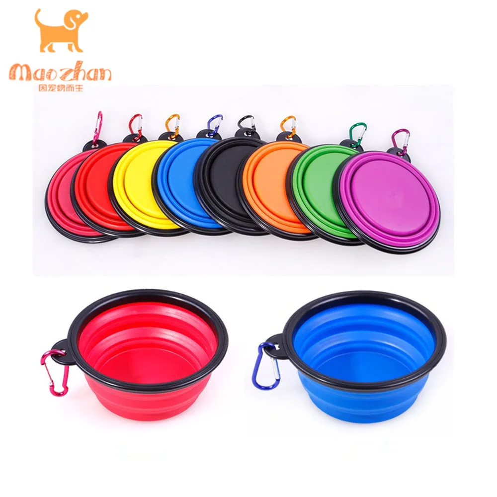 Travel petbowl pet silicone bowl food bowls