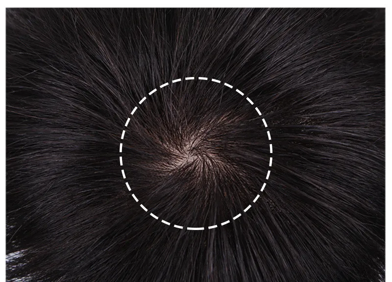 ZP LONGFOR Invisible Balding Hair Patch for Men High Quality Practical Real Human Hair Wigs Brazilian Hair