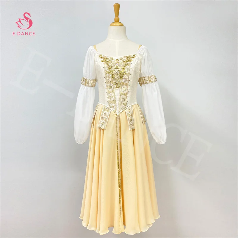 R0175 Swan Lake Professional Ballet Tutu Romantic Ballet Costume Classical Ballet Long Dress