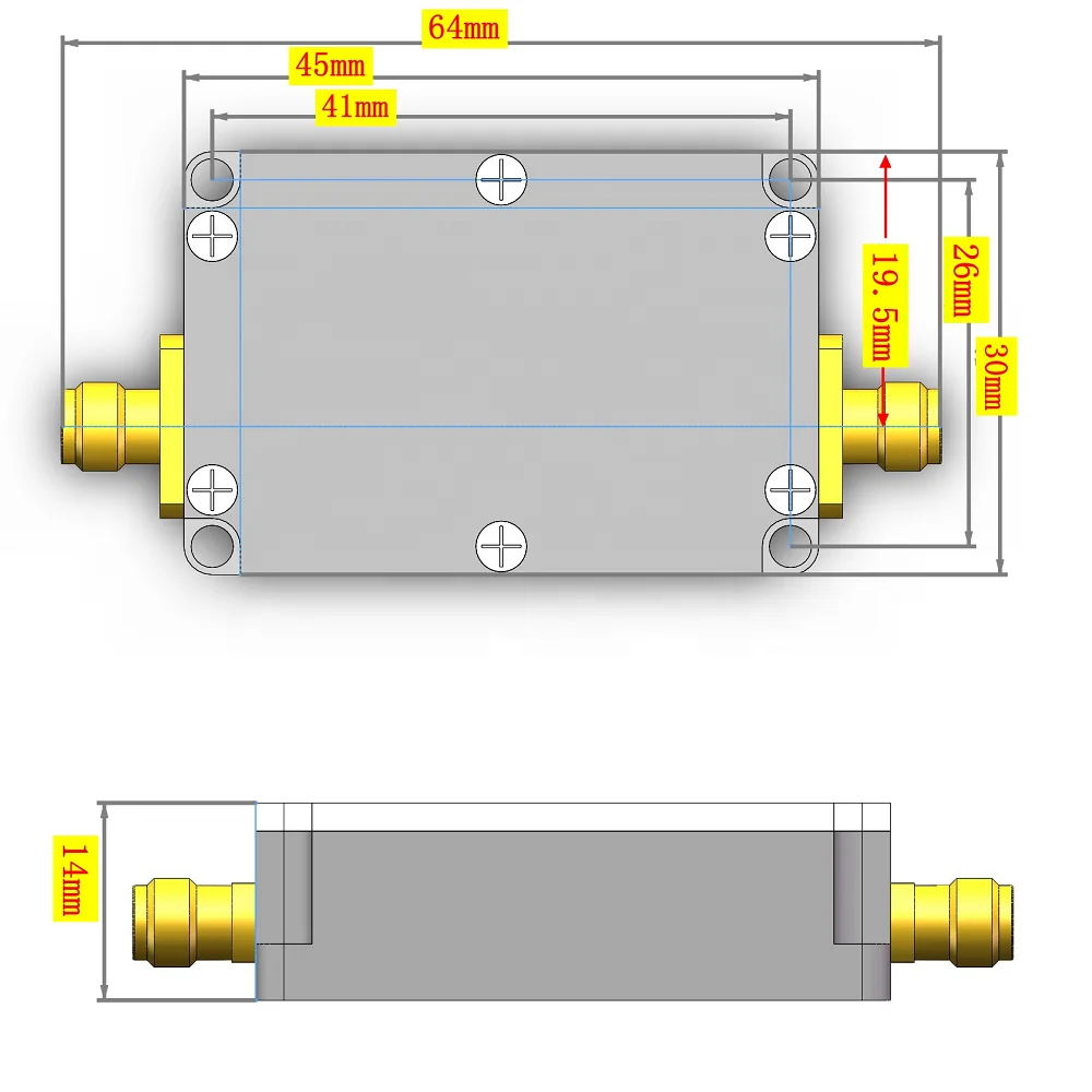 Fast Dispatch High Quality Wholesale Low Insertion Loss Dc 1-50v 10mhz-6ghz Rf Accessories Isolated Bias Tee