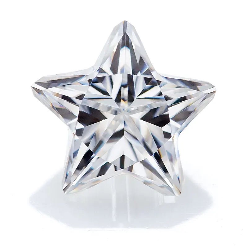 Thriving Gems Hot Sale Lab Create Gemstone Star Cut White Fancy Shape Moissnaite Diamond Wholesale