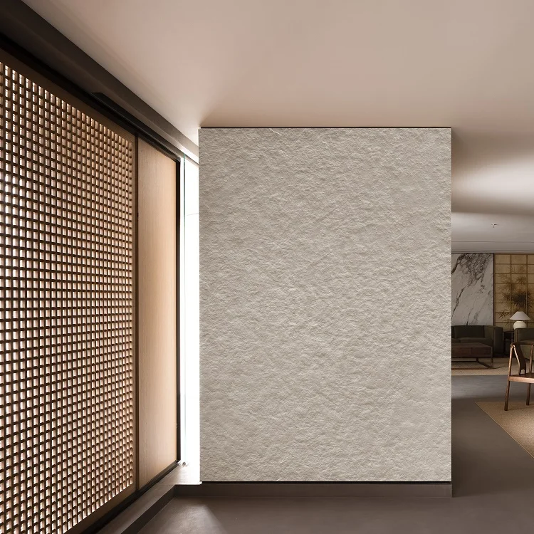 2.5-3mm Thickness gold diamond flexible wall tile fireproof rough granite stone  wall tile