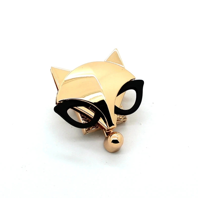 High Quality Custom Metal Handbag Twist Turn Hardware Bag Metal Lock Purse Parts Handbag Lock