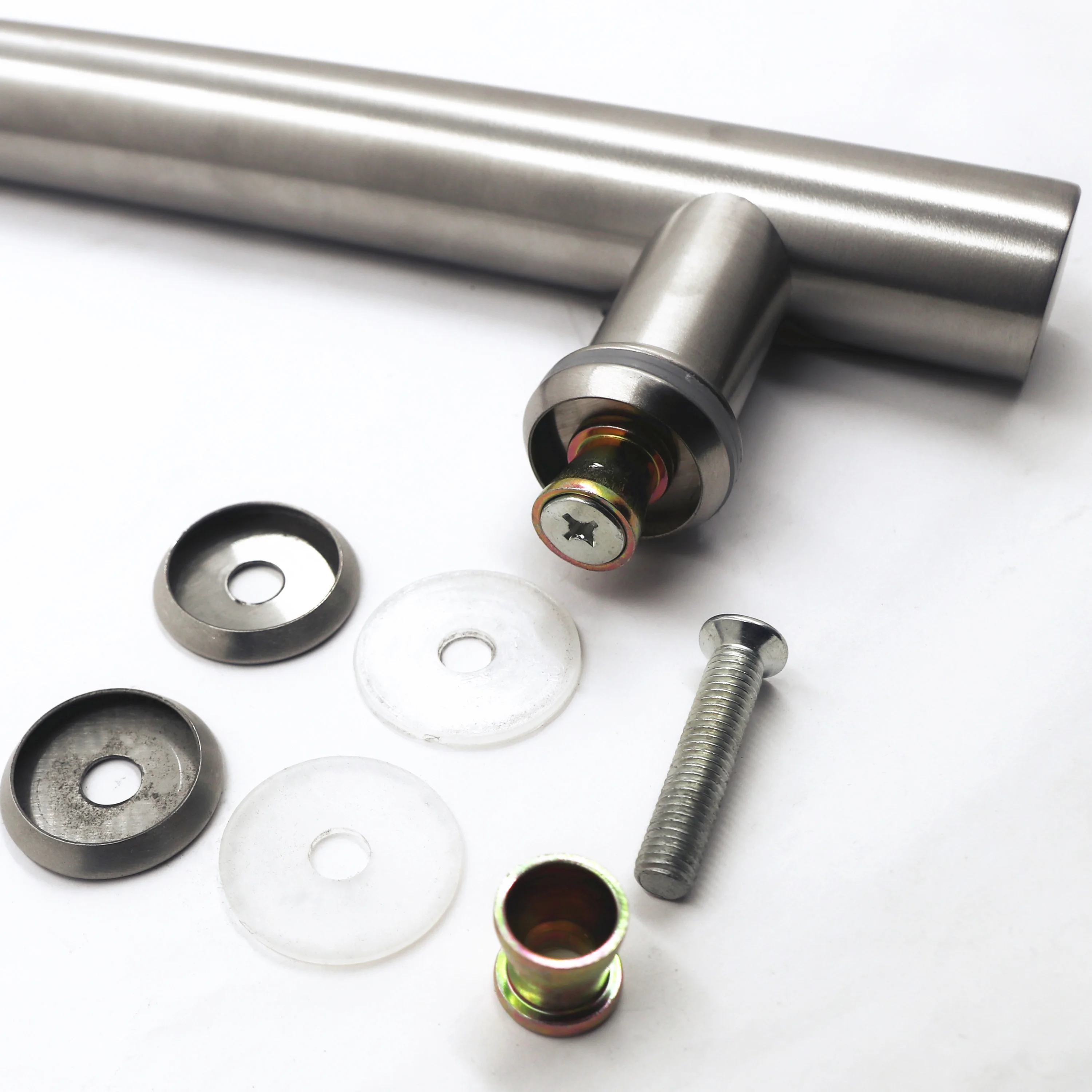 Стеклянная Дверная ручка из нержавеющей стали