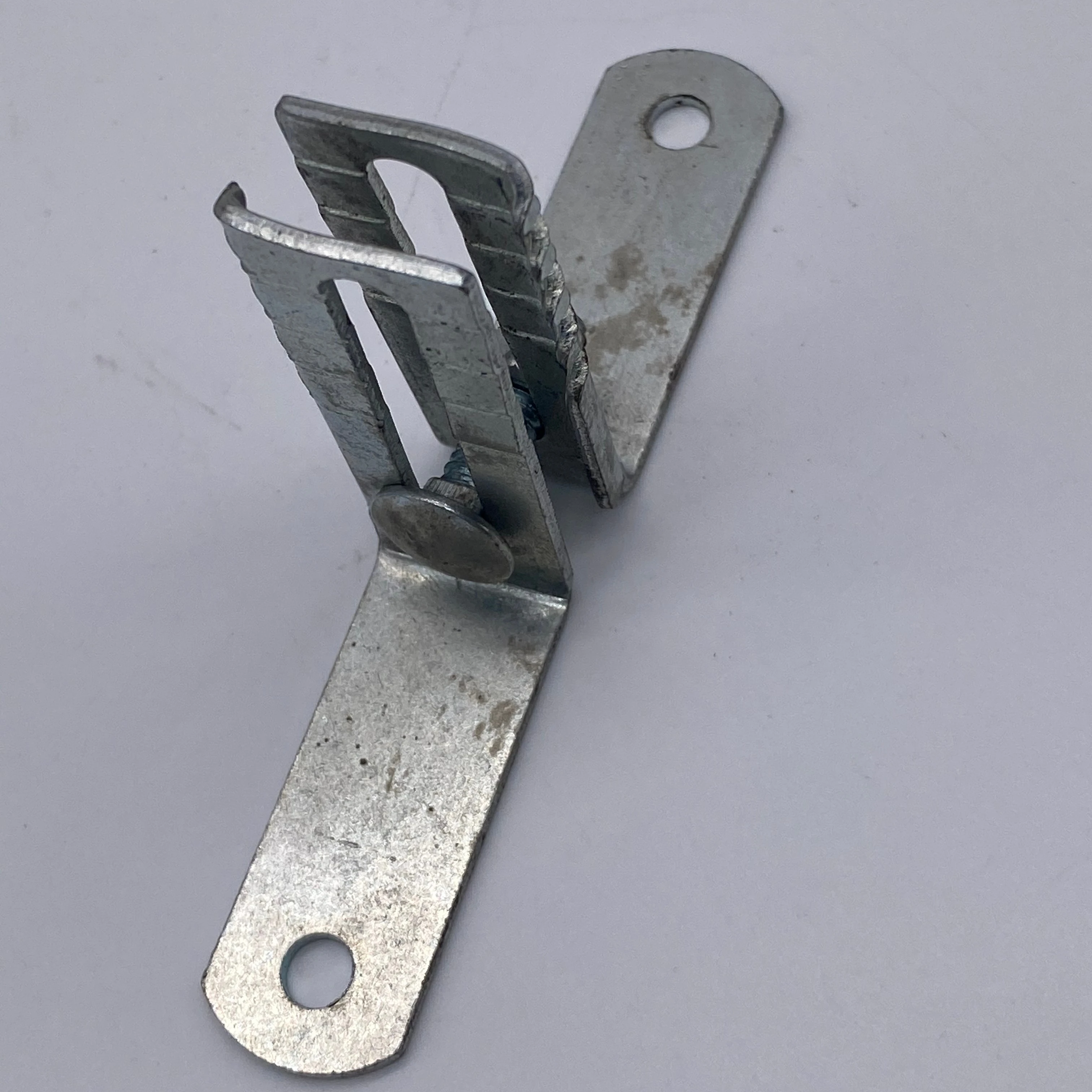 
Bracket Connector Metal Fitting Zinc Plated L Shape Metal Single-side Bracket 