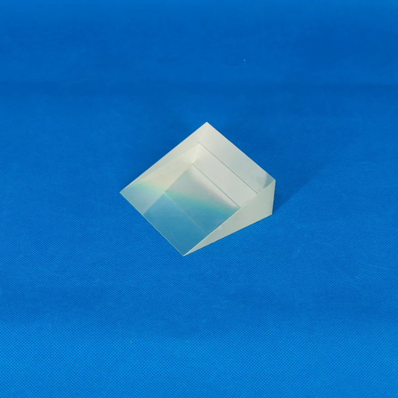 Wholesale  Custom Optical Glass K9/BK7 Fused Silica Rectangular Wedge Prism