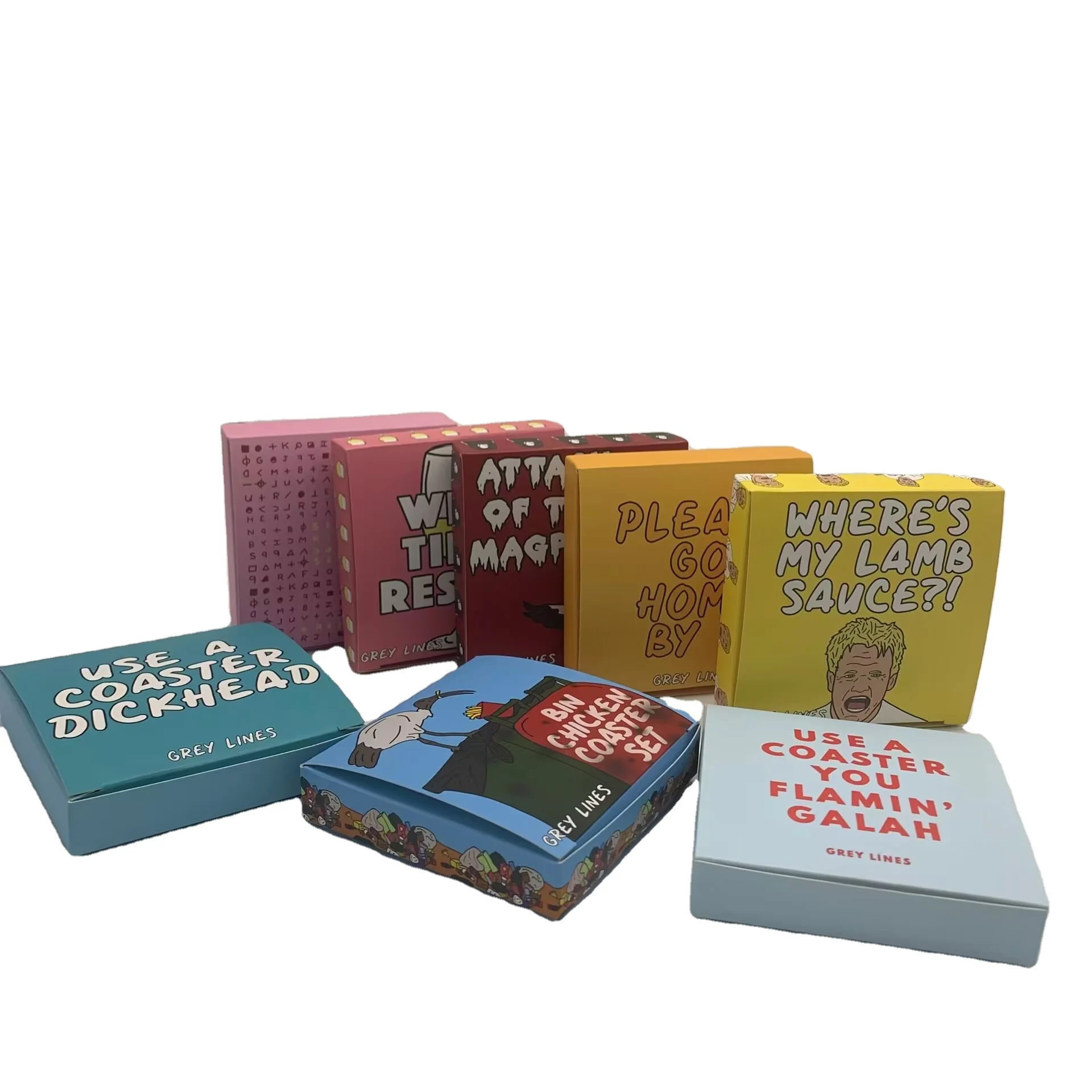 Cute Cartoon Pattern Eye shadow Package Canada Hot Sale powder Packaging Customized Wholesale Cosmetic Paper Box