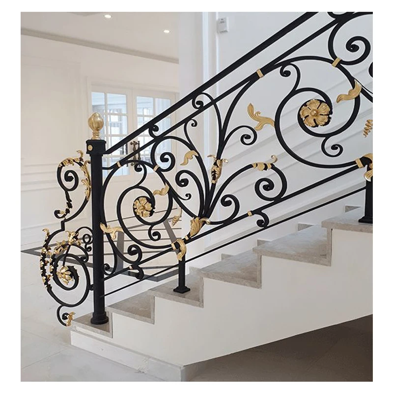 luxury wrought iron stairs railings for home
