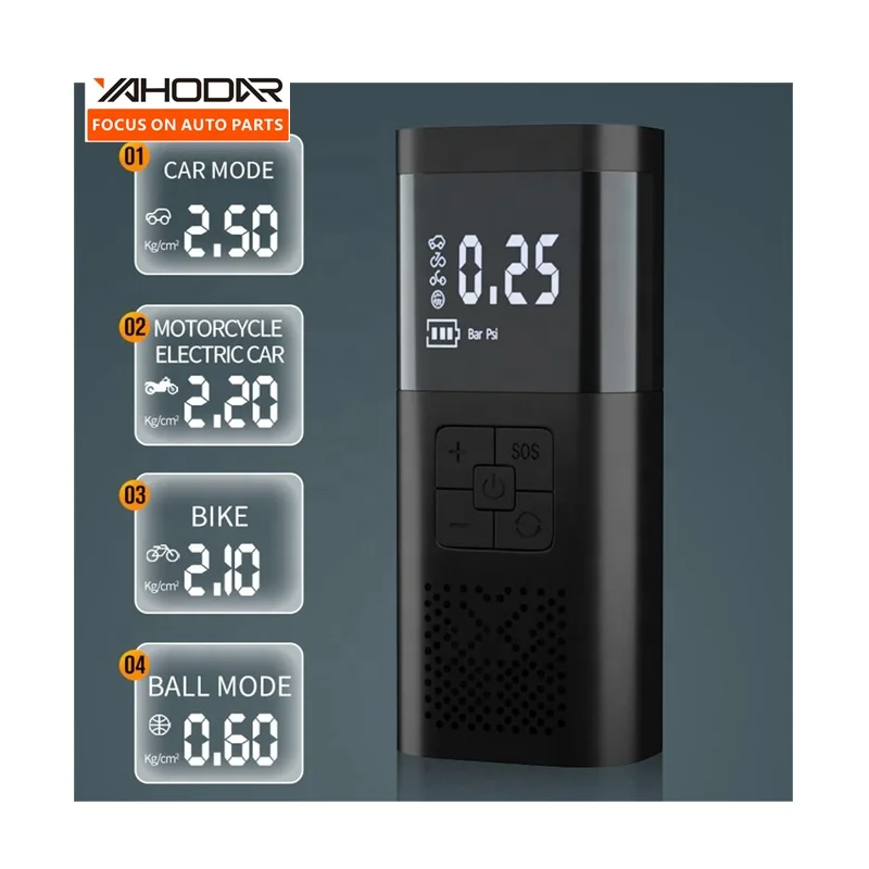 Digital Tyre Inflator Portable Air Compressor Mini Air Pump For Car Motorcycles Ball Bicycle Tire 150 PSI