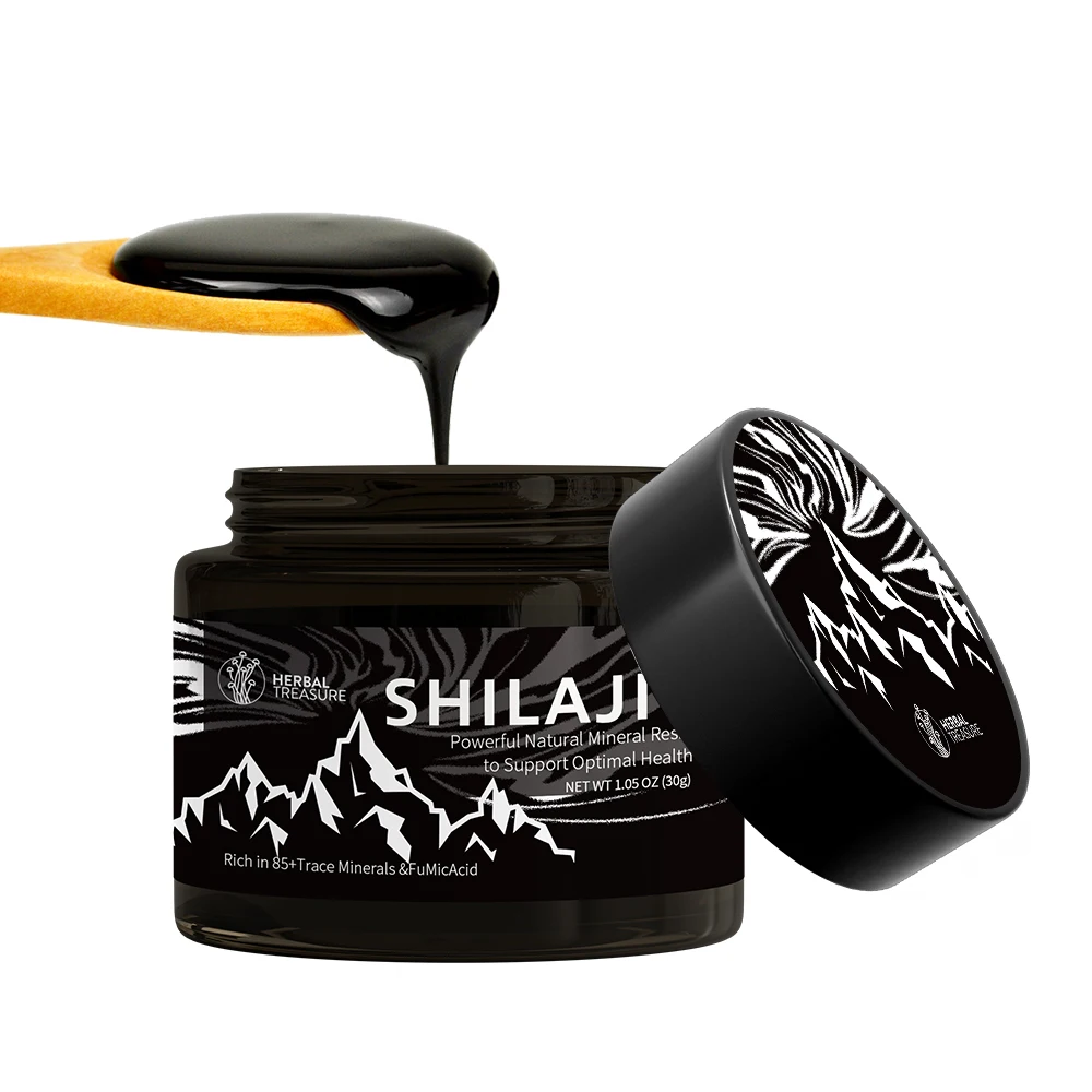 Premium Quality Shilajit Resin with Rich Fulvic Acid Sourced From Himalayas India, Available in Private Label and Packaging