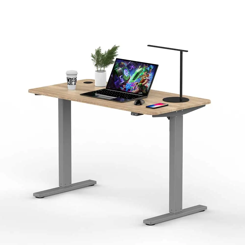 Smart Electric Standing Single Motor Automatic Ergonomic Office Computer Table Height Adjustment Standup Desk