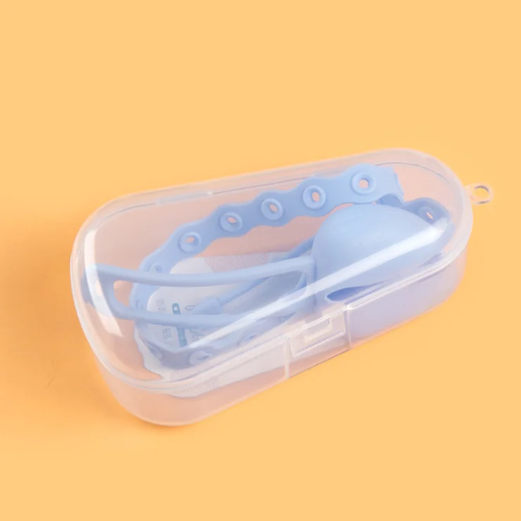 
New Product Ideas 2020 100% Food Grade Silicone Teething Pacifier Clips Chain Holder for New Mommy 