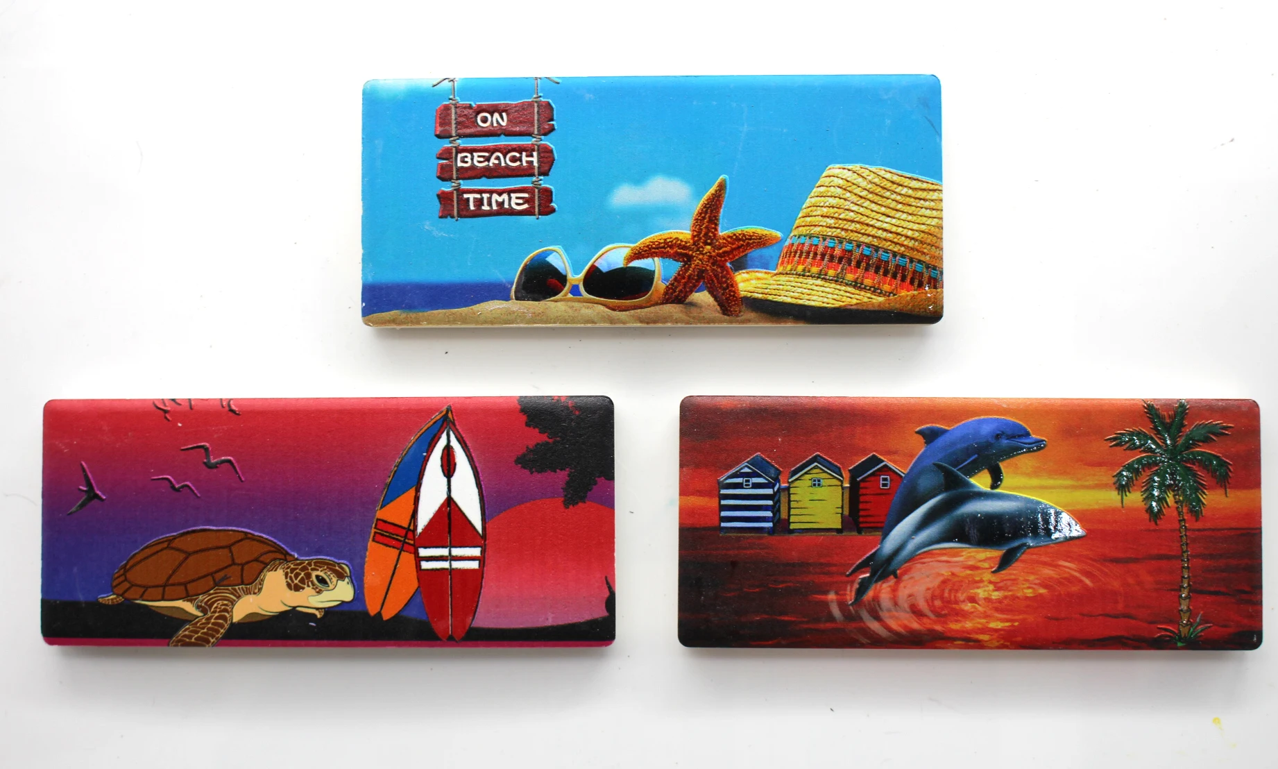 Marine Animal 3D Fish Refrigerator Fridge Magnet  Exquisite Ceramic Fish Decoration Magnet for Kitchen Home Decoration